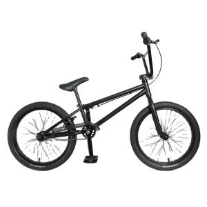 China Steel Frame BMX Bikes 20 Inch Freestyle Black Chromoly wholesale