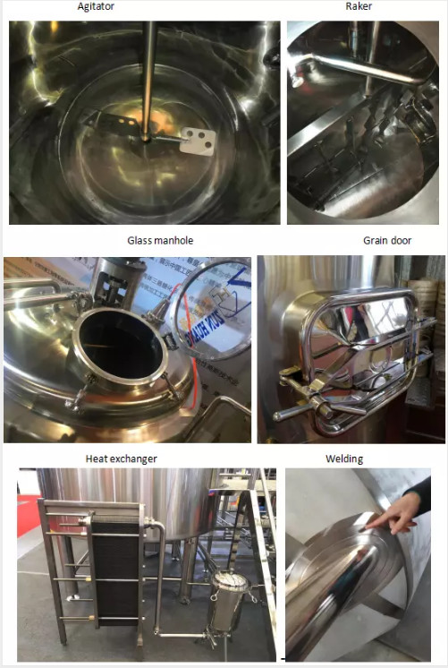 500L beer brewing equipment micro brewery for beer bar brewpub and hotel