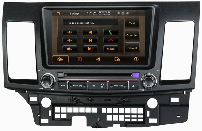 Auto radio gps for Mitsubishi Lancer(2006-2012) with DVD MP3 player navigatie system OCB-8062