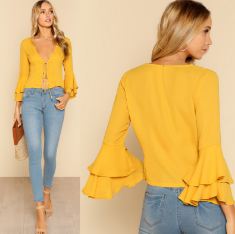 100% Cotton Short Crop Top for Women