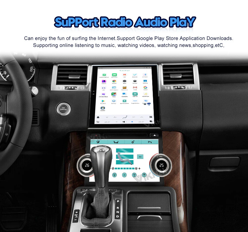 10.4 Inch Android Car Radio Range Rover Sport L320 2009-2013 Aftermarket Head Unit Touch Screen Multimedia Player