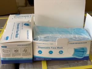 China Factory Wholesale FDA CE Approved 3ply Nonwoven Surgical Disposable Mask on sale