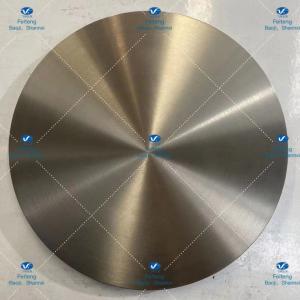 China Nonmagnetic Titanium Discs Gr12 ATSM B381 Titanium Round Plate wholesale