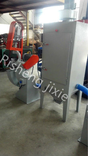 Single Head Abrasive Belt Grinder Machine , Industrial Combination Belt Metal