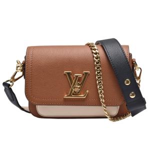 China Grained Calfskin Designer Monogram Bag LV Lockme Tender Bag Brown wholesale