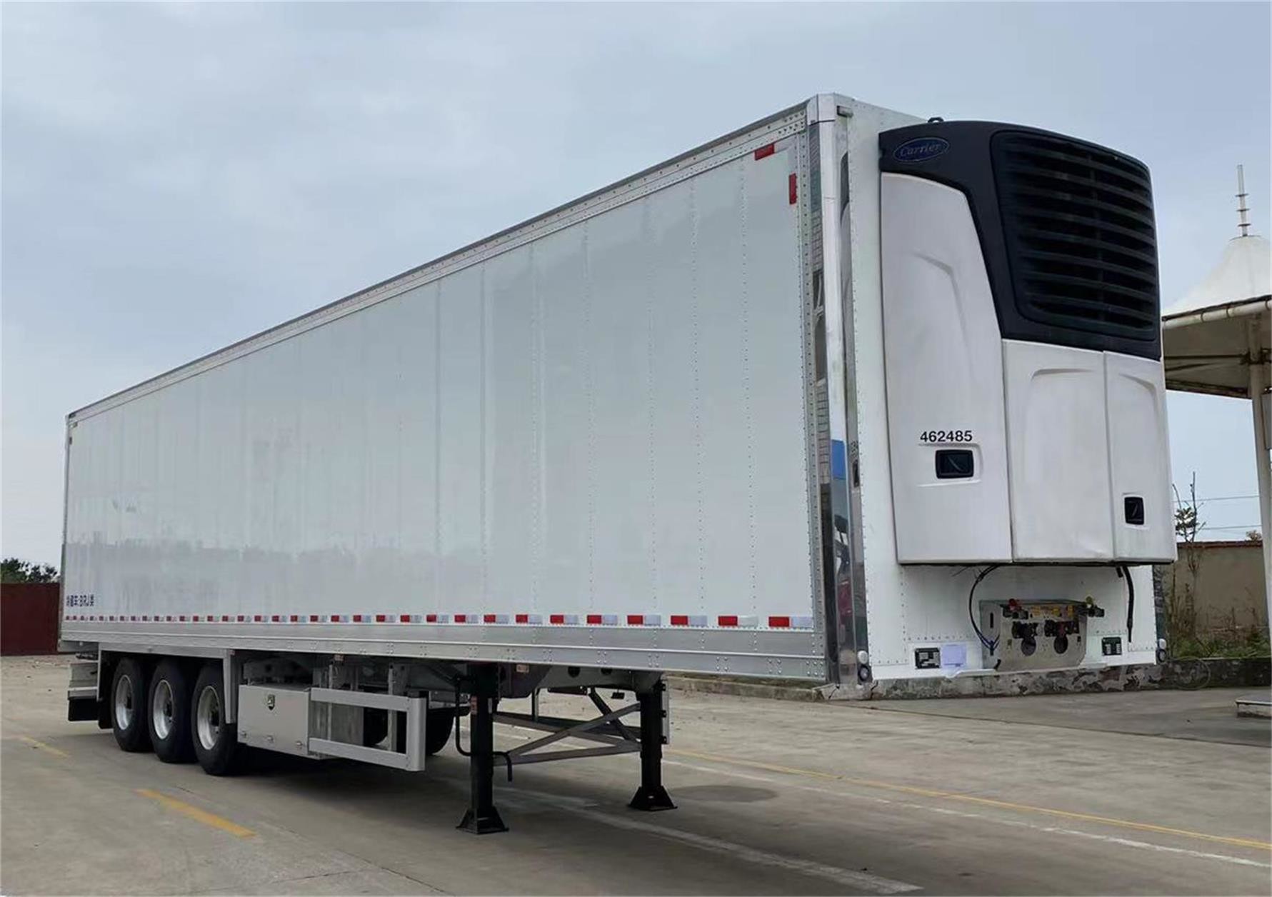 3 Axle Semi-Trailer Refrigerated Truck For Frozen Goods Transport Preservation Equipment