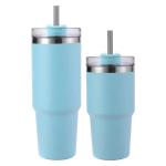 Custom 30oz Insulated Tumbler With Lid And Straws