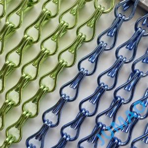 China Create Stunning Ambience Aluminum Alloy Chain Curtains Alternative Hanger Track wholesale