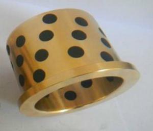 China Durable Copper Graphite Bronze Bushing Good Abrasion Resistant Long Lifespan wholesale