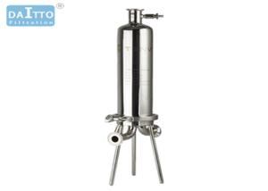 China Pharmaceutical Single Bag Filter Housing , Cartridge Filter Housing 1/4” NPT Vent wholesale