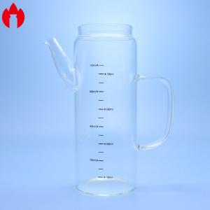 China 550ml 750ml High Borosicilicate Glass Oil Jar wholesale