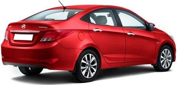 Auto Sculpt Rear Trunk Spoilers for Hyundai Accent 2010 2015 Verna , OE Style with Light
