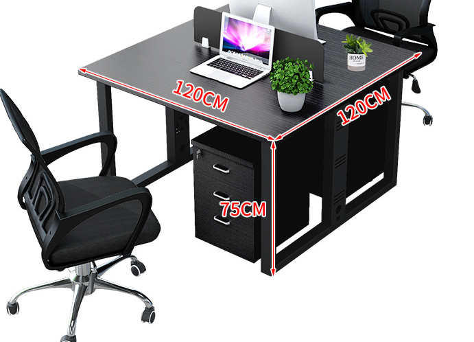 Metal Legs Modern Multi-Person Desk Set for Customer Required Office Organization