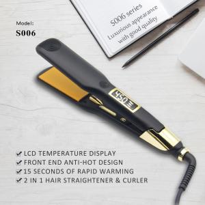 China Best Ceramic Mini Flat Iron Custom Logo Packing 450 Degrees Hair straightener dealer wholesale