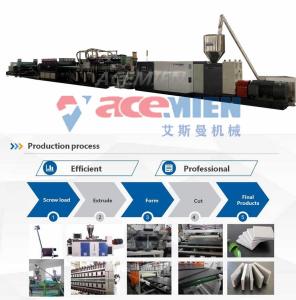 China CE 380KW 40HP 915mm PP Hollow Construction Sheet Extrusion Line wholesale