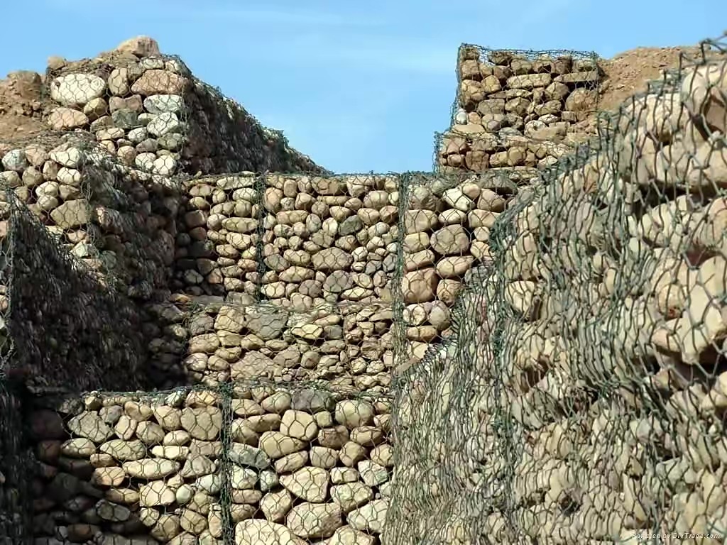 2x1x1m Woven Galfan Gabion Box And Gabion Basket