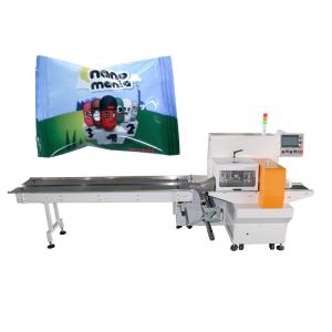 China 4500w Horizontal Pillow Plastic Toys Packing Machine wholesale