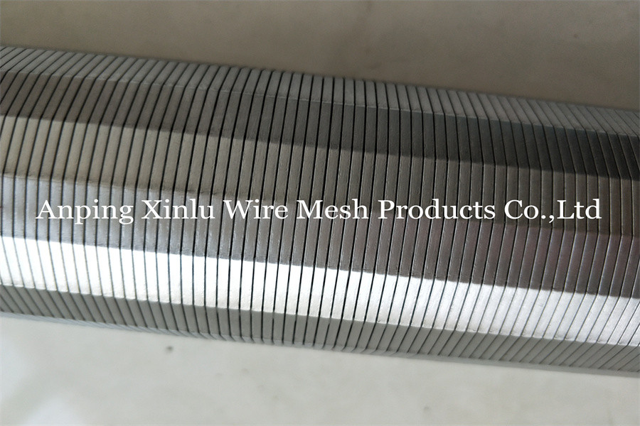 304L Stainless Steel Wedge Wire Continuous Slot Screen Pipe 10ft Length