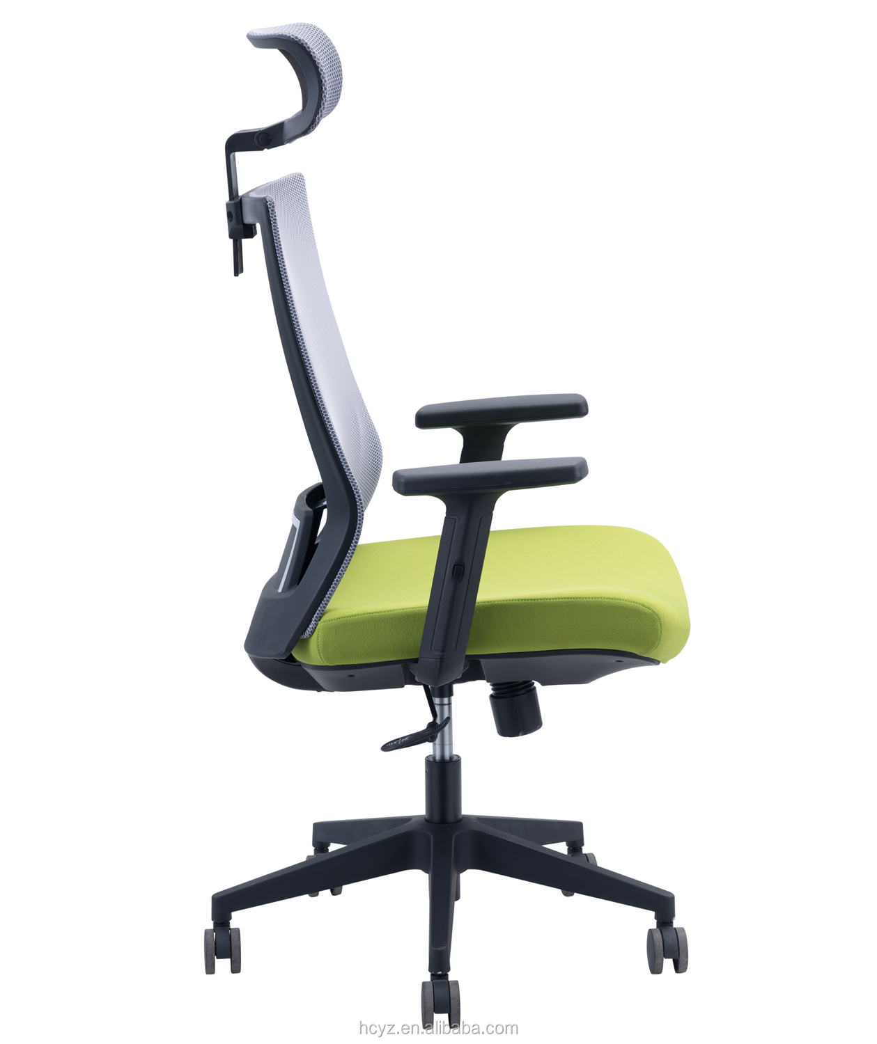 Adjustable Armrest and Headrest Office Mesh Chair for Modern High Back Ergonomic Design