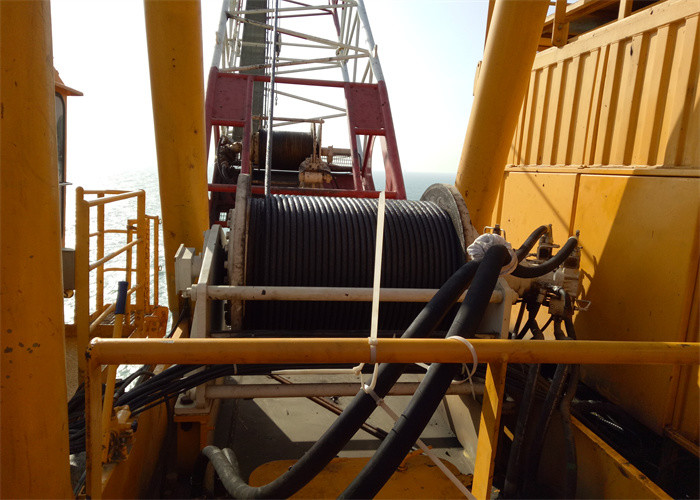 3T 4T Circulating Rope Cable Winch Drum High Performance For Building