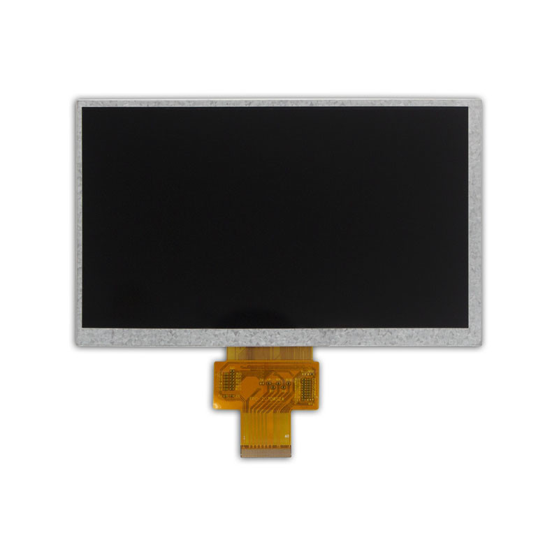 7 Inch Wide Temperature 800x480 Industrial TFT Display 500 Cd/M2 IPS LCD Panel