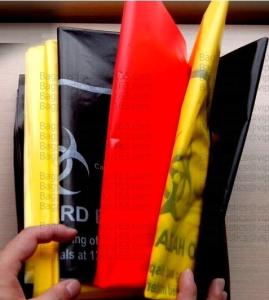 China Biohazard Bags, LDPE bags, HDPE bags, LLDPE bags, Yellow bags, Red bags, Blue bags, sacks wholesale