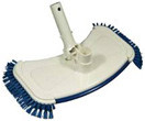 Plastic Cleaning Pool Vacuum Brush Head Retagular Shape With Bumper Side Brush