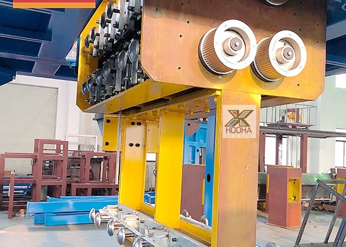 PLC Controlling Continuous Casting Machine Upward Continuous Copper Rod Casting Machine