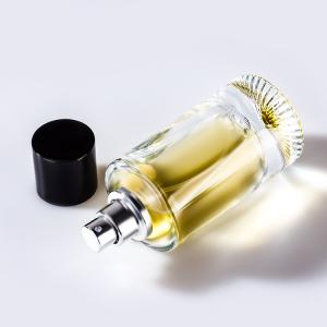 China Empty Perfume Spray Pump Glass Bottle 50ml Magnetic Cap wholesale