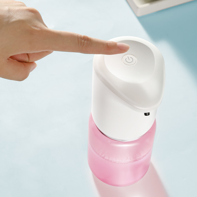 Orange USB Automatic Soap Dispenser CE Bathroom 400ML