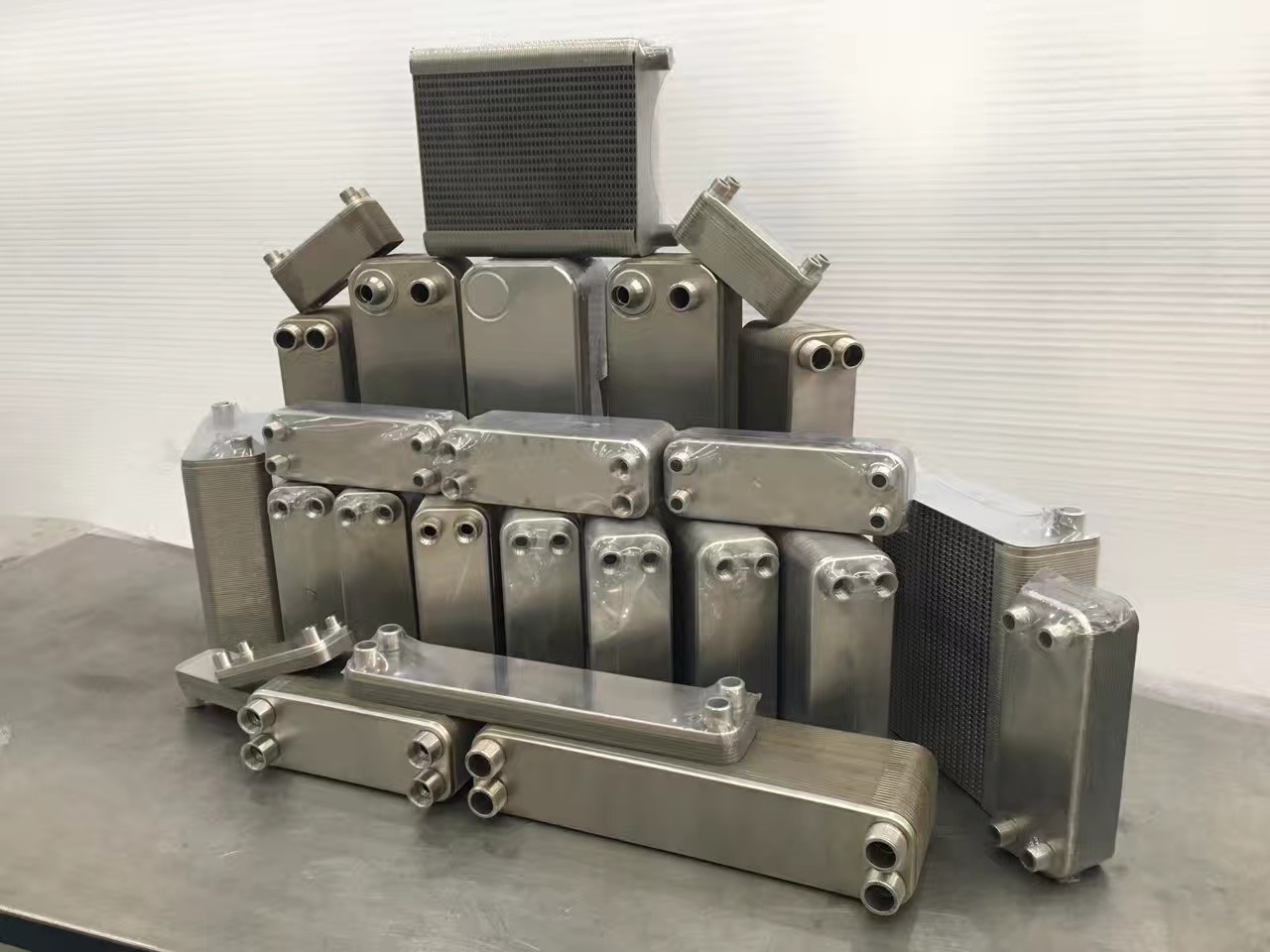 Heat Exchanger Manufacturer Condenser Stainless Steel for Small Copper Welded Heat Exchanger