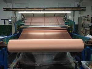 China ISO 25um Electrolytic Copper Foil More Than 1 N / Mm Peel Strength wholesale
