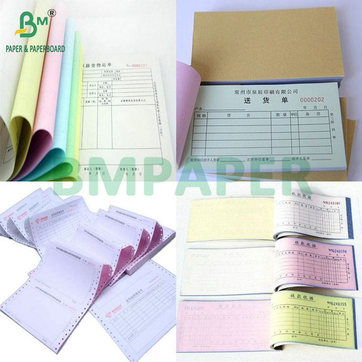 70gsm 80gsm CB CF NCR Carbonless Self - Copy Paper Jumbo Roll