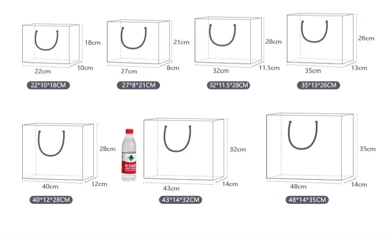 Custom Logo mini gift bags packaging for handbag shopping paper bag