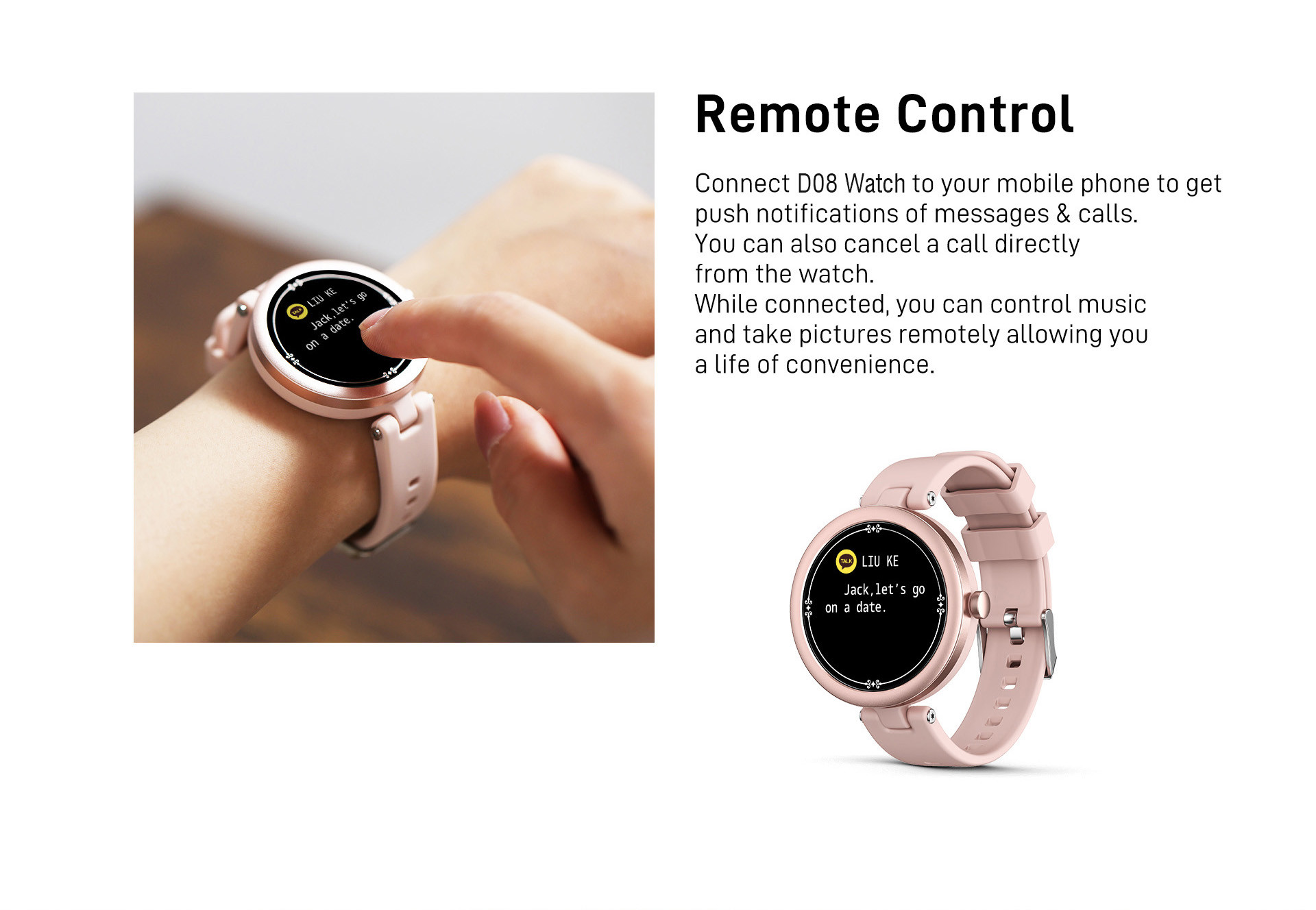 1.09inch Waterproof Smart Watch Heart Rate Blood Pressure Oxygen Watch IOS
