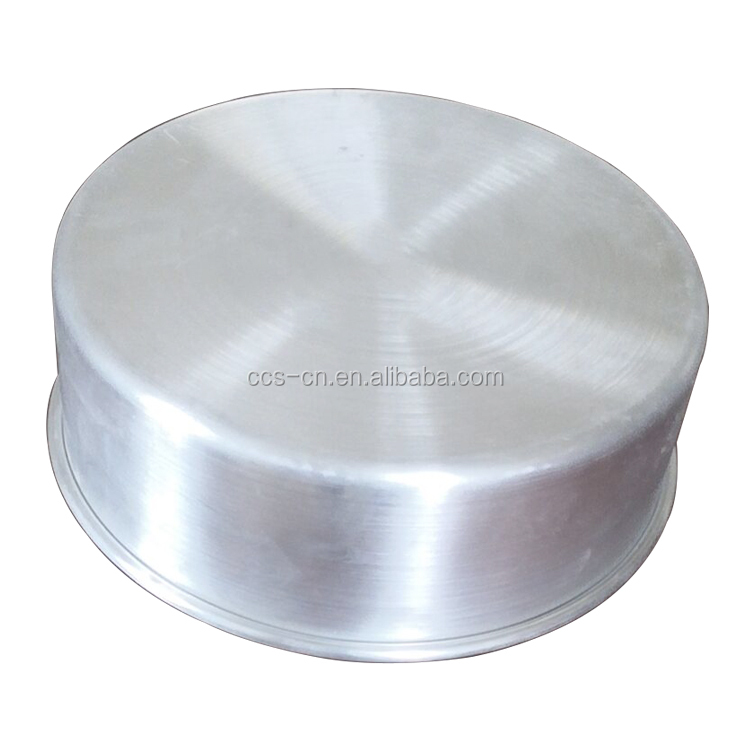 7*2 inch aluminum round silver cake baking pan Straight body solid bottom fixed bottom cake pan