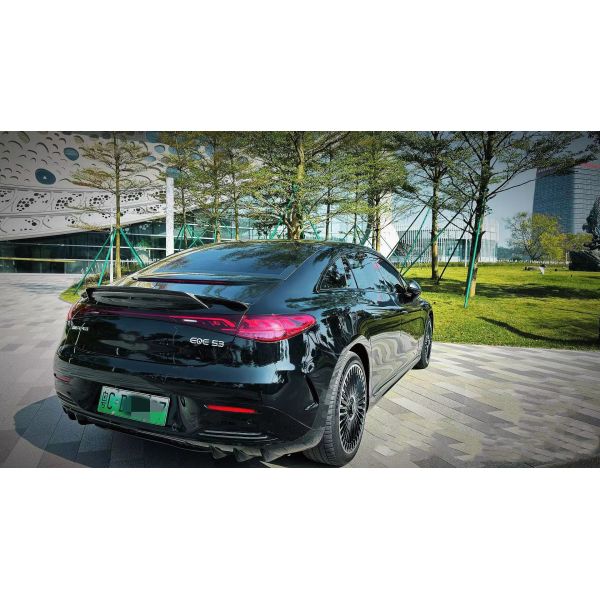 For Mercedes-Benz EQE Carbon Fiber Spoiler EQE Upgrades the BS-style Carbon Fiber Spoiler Tail Wing