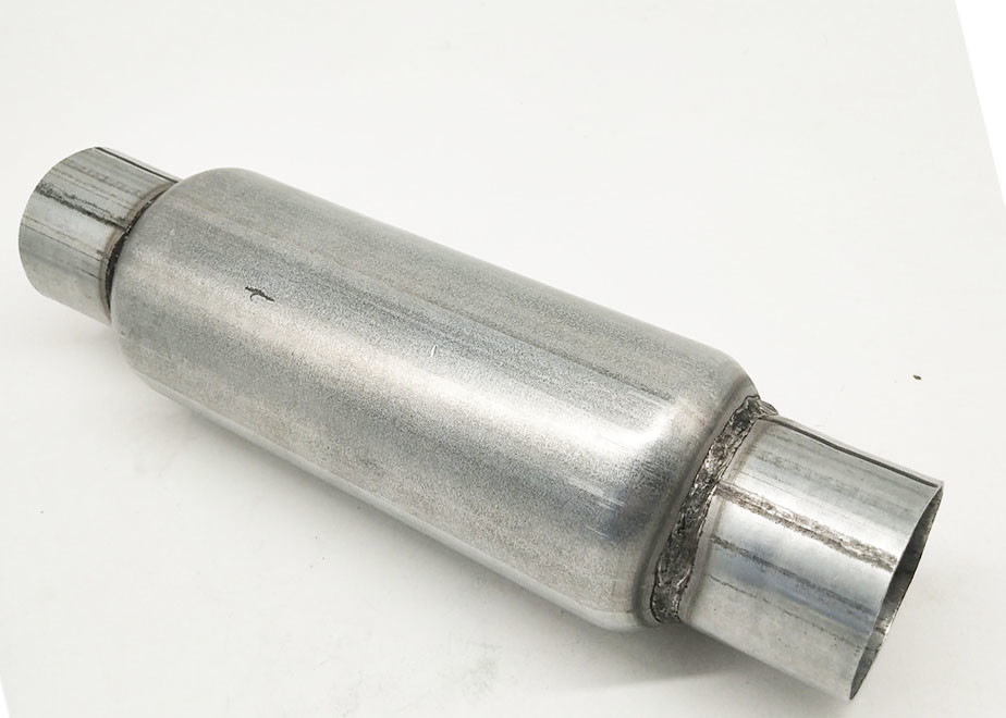Galvanized Steel 2.5 Inch Car Exhaust Resonator Universal Performance Bottle Style