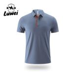 Men Polo Sport T Shirt Embroidered Logo Business Short Sleeve