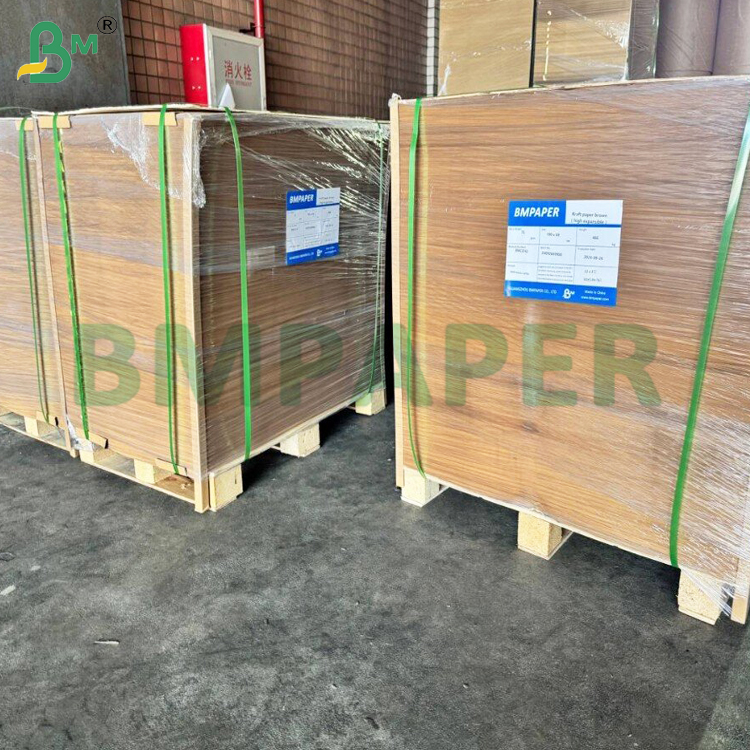 N - Flute Corrugated Board Unbleached for Direct Printing on Board 0.7 - 0.9mm 