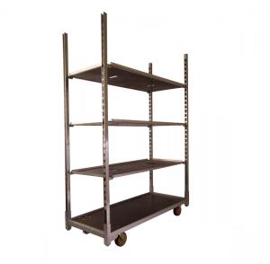 China manufecturing flower pot display transportation cart danish flower trolley wholesale