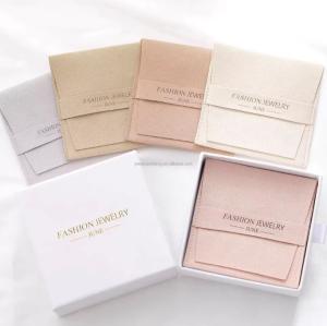 China Suede Jewelry Pouch Organizer Box Envelope Pouch Travel Bag wholesale