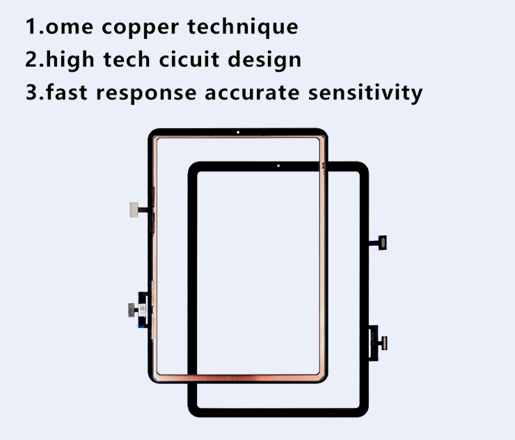 Touchscreen Air4 Apple Ipad Display Replacement Digitizer 10.9 11 Inch A1980 A2228 A2377 A2316