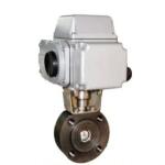 IP67 Stainless Steel Flange Connection Electric Corrosive Resistant Ball Valve