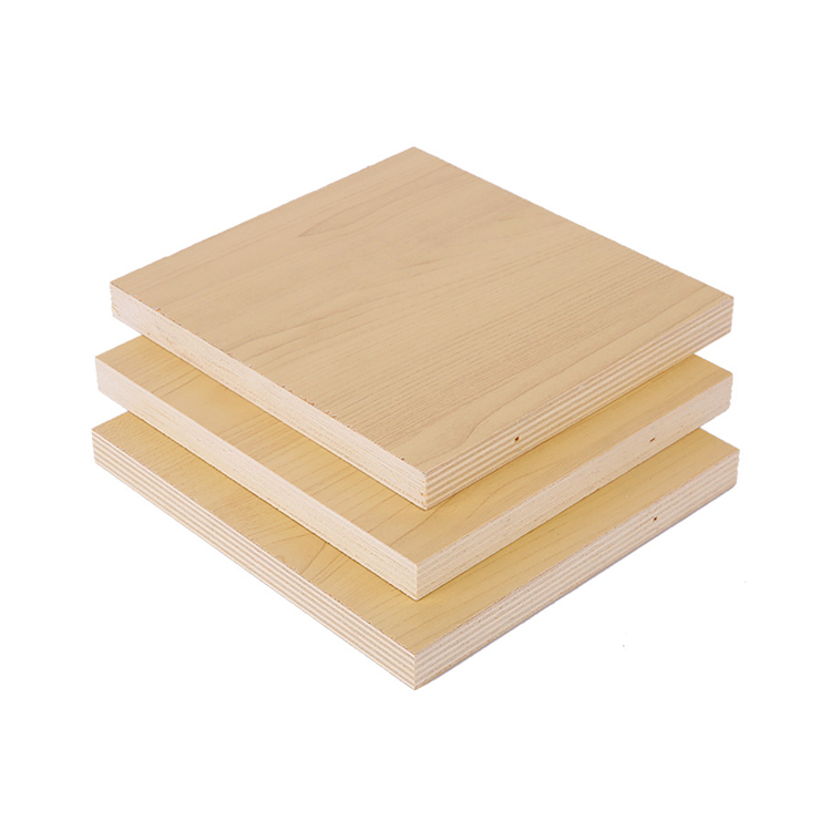 Plywood sheet factory poplar laminated melamine paper interior birch artificial veneer