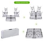 Aluminum Folding Picnic Equipment Suitcase Picnic Table With 4 Seats