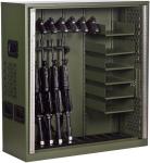 10 Gun Cabinet Double Door Heavy Duty Storage Locker , Heavy Duty Metal Storage