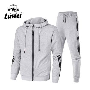 China Plus Size Men Sportswear Set Autumn Athletic Wear Zipper Tracksuits wholesale