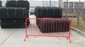 China powder coated steel crowd control barrier wholesale