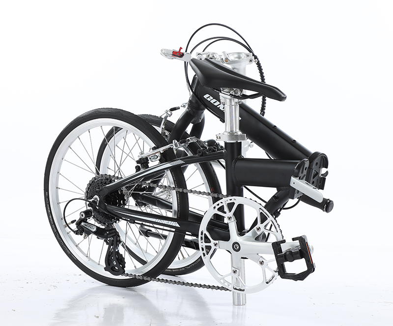 20" GOMID Folding City Bike Custom Foldable Bicycle V Disk Brake 1.1 SHIMANO Kit Gear Cycle Aluminum Alloy Bisiklet